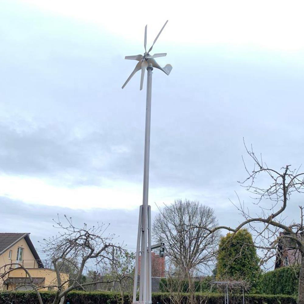 Windmills Alternative Energy Saver 1000w 48v Horizontal Wind Turbine Generator Six Blades