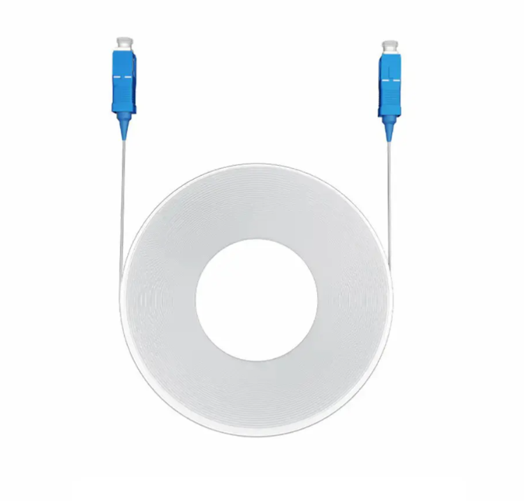 G657A2 Fiber Optic 0.4mm Communication Cable with Tight Buffered SM Single-mode Invisible Fiber 15KM