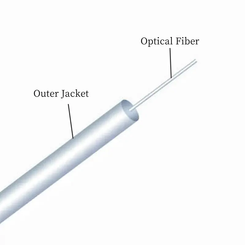 Invisible Fiber Optic Cable 0.25mm0.27mm for industrial equipment Communication Fiber Optic Cable