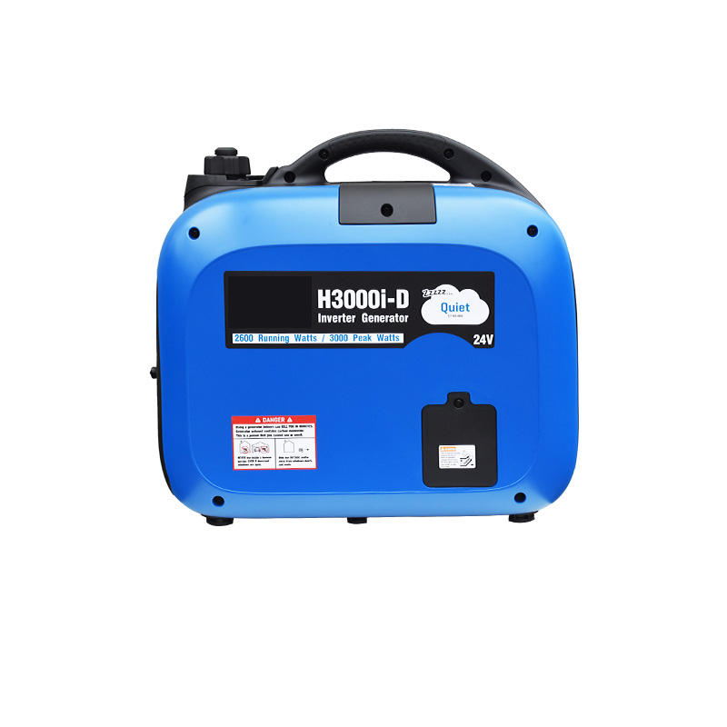24V Silent DC Inverter Generator 7L H3000i-D 12V 48V 60V 72V 3000KW Factory Directly Sale Customized