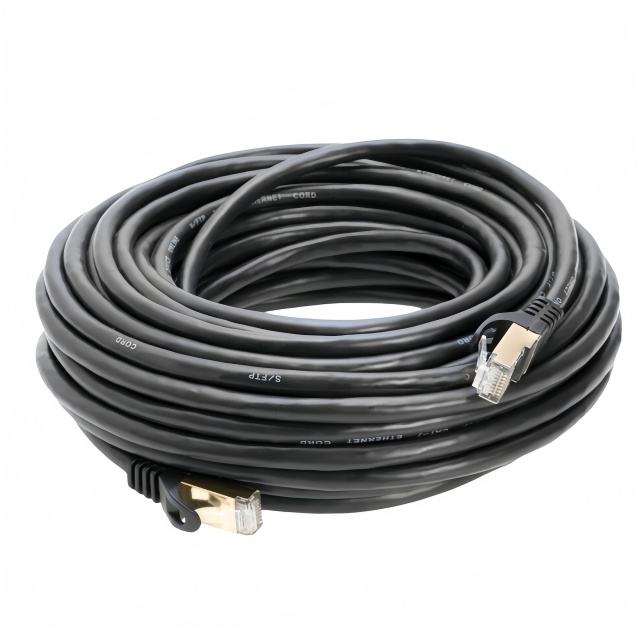 Manufacturer FTP CAT5E outdoor lan cable 1000ft cca bare Copper Full copper double jacket shield net