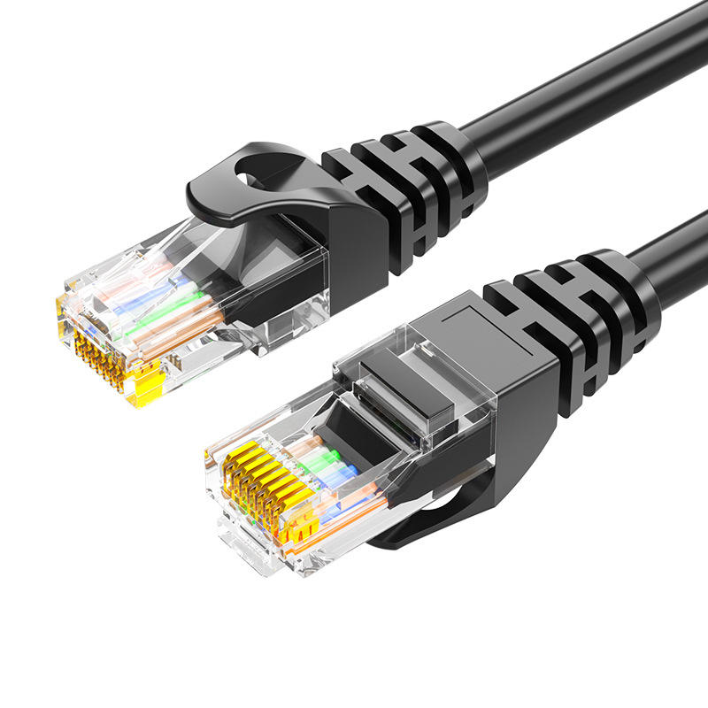 Unshielded Cat5e Cat6 Network Cable 100M Twisted Pair RJ45 Interface Copper Conductor Patch Cord