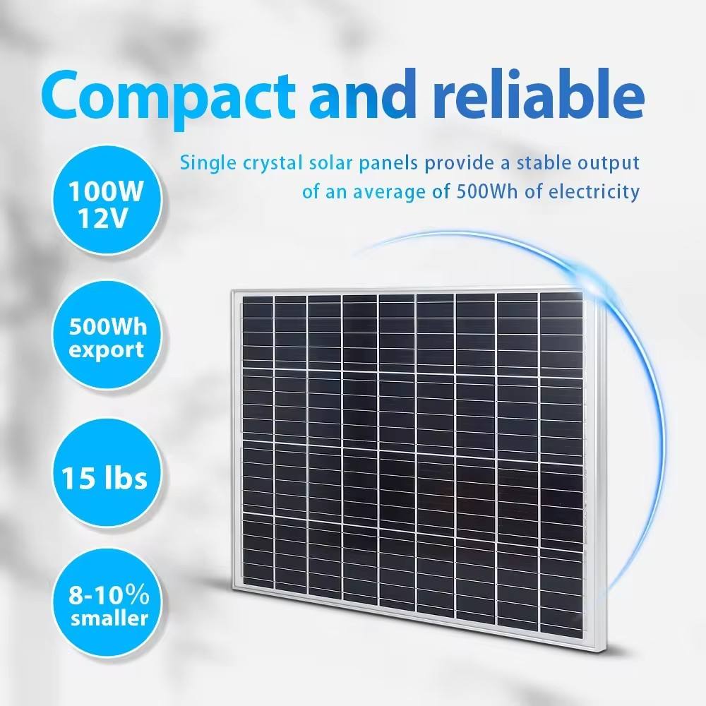 Outdoor IP67 Waterproof Solar Panels Renewable Energy Home Use