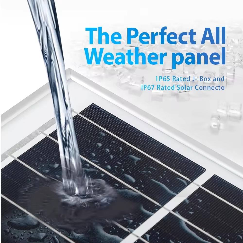 Outdoor IP67 Waterproof Solar Panels Renewable Energy Home Use