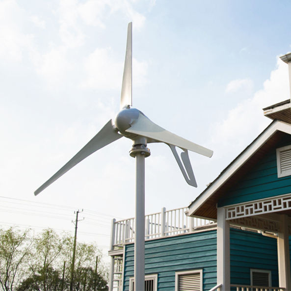 Elege Horizontal Axis Wind Power Generation 200W Mini Wind Generator Kit