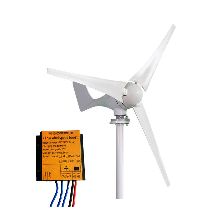 Elege Horizontal Axis Wind Power Generation 200W Mini Wind Generator Kit